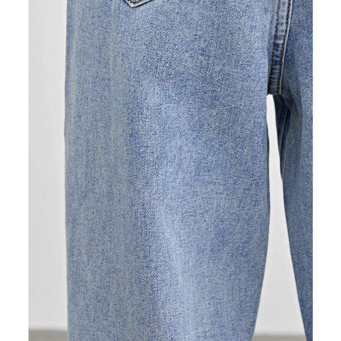 レースレディース Lace Ladies ハート 刺繍 ハイウエスト ストレート デニム パンツ (ブラック) ブラック