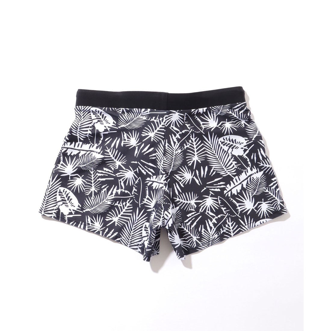 レースレディース Lace Ladies 【5点セット】 ボタニカル柄 配色 スリム フィット ラッシュガード【返品不可商品】 (ブラック) ブラック