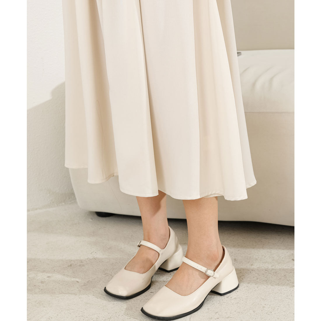 レースレディース Lace Ladies バックレースアップ パフスリーブ ロング シャツ ワンピース (ピンク) ピンク