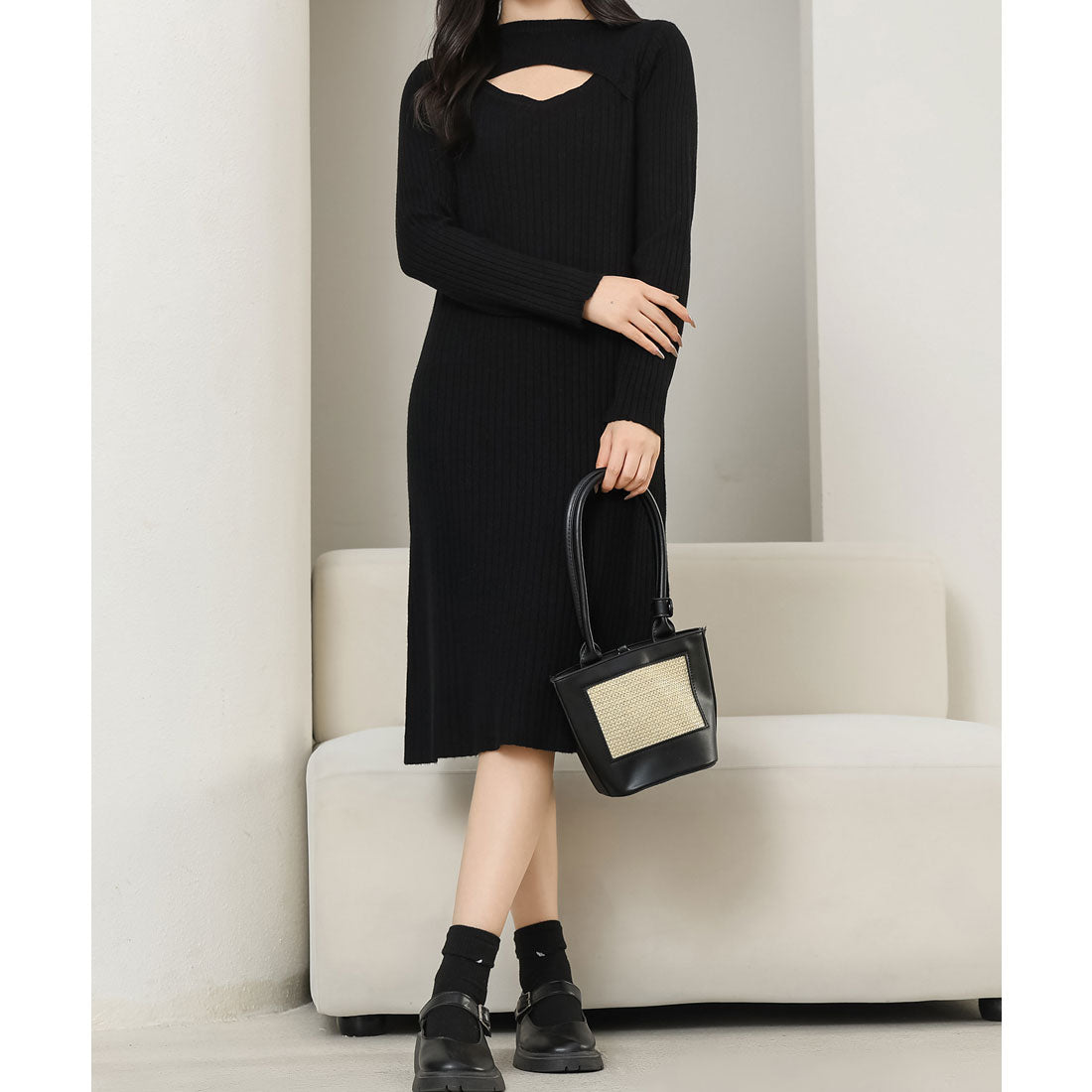 Race Ladies Lace Ladies Solid Color Layered Style Rib Knit Dress Race Ladies Lace Ladies Solid Color Layered Style Rib Knit Dress