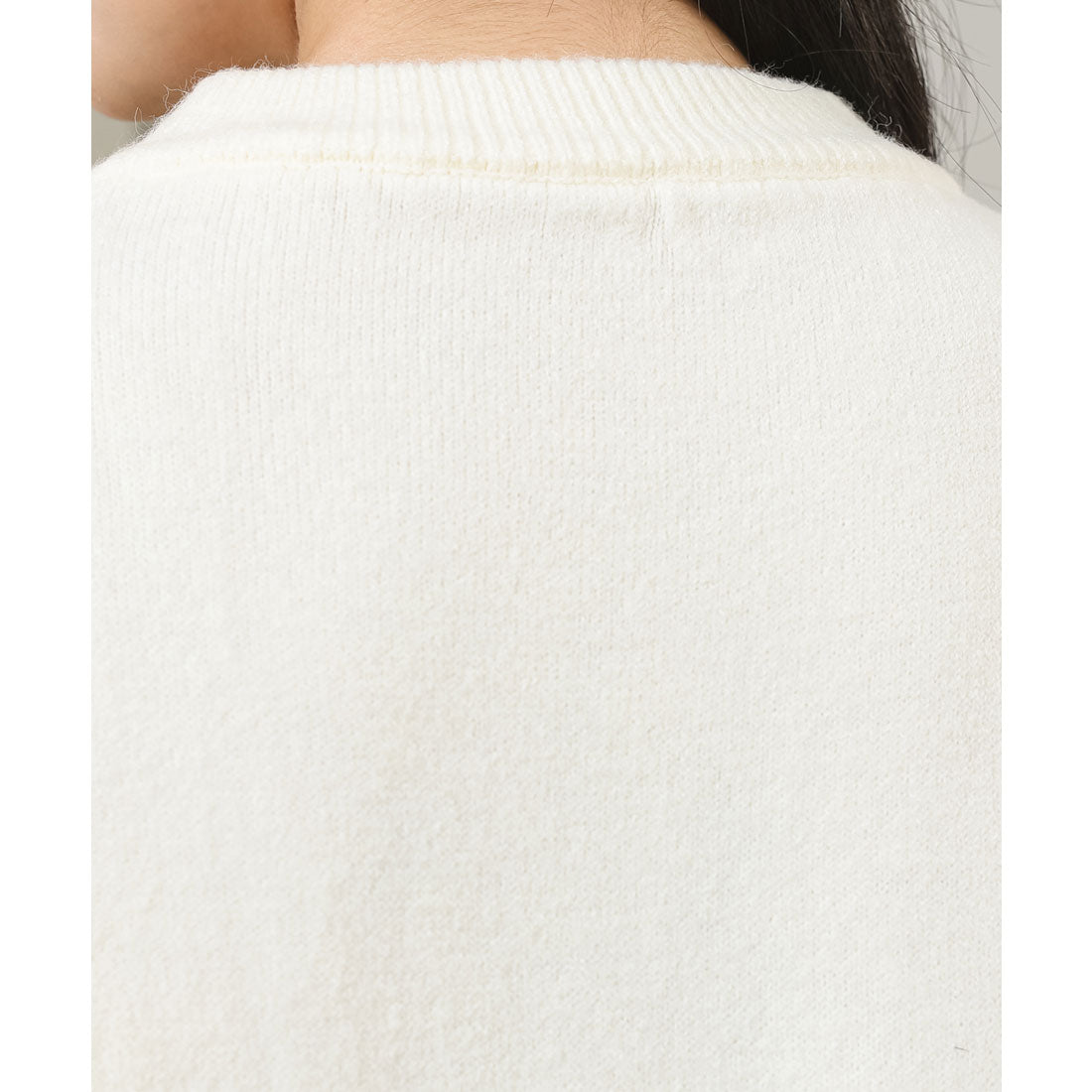 レースレディース Lace Ladies クルーネック サイド スリット ニット ワンピース