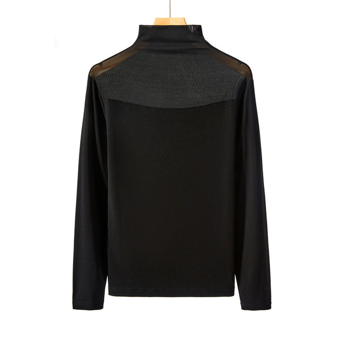 レースレディース Lace Ladies プチハイネック シアー ドッキング 長袖 インナー