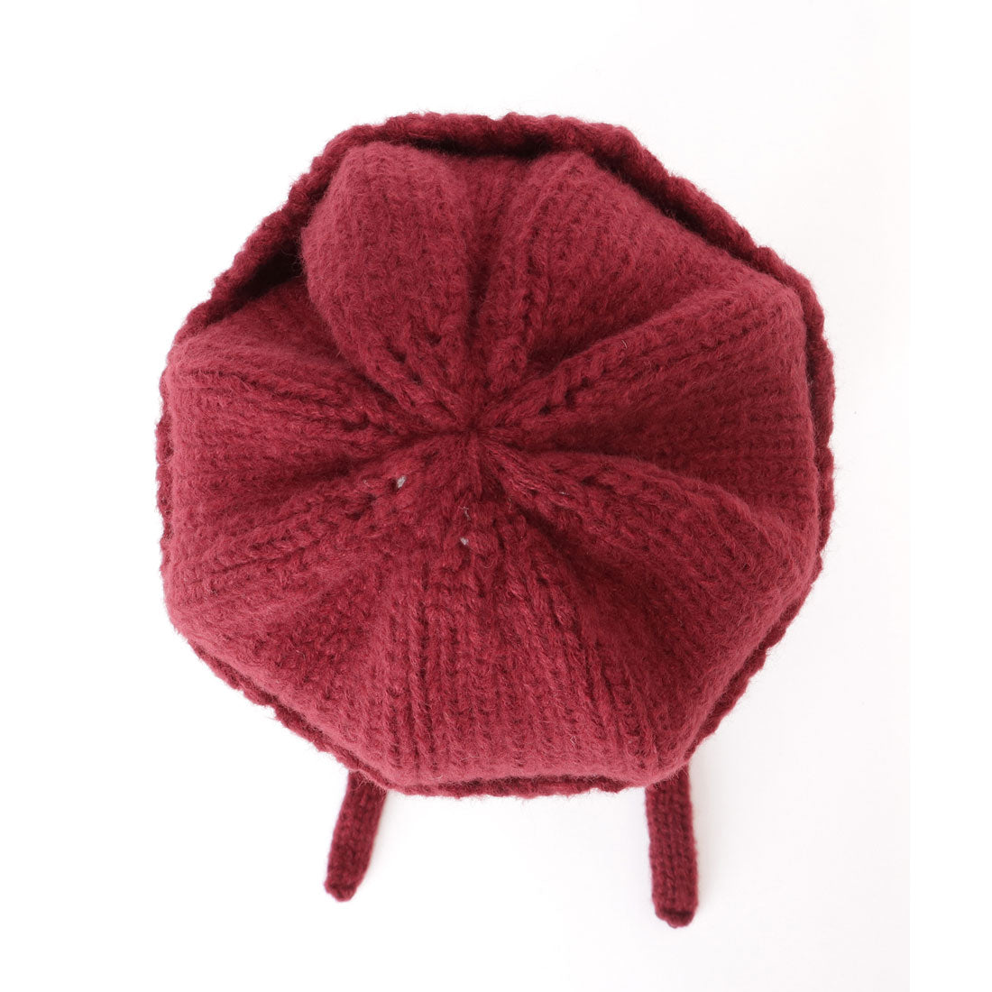 レースレディース Lace Ladies ソリッドカラー 耳あて付き フライト ニット キャップ (アイボリー) アイボリー