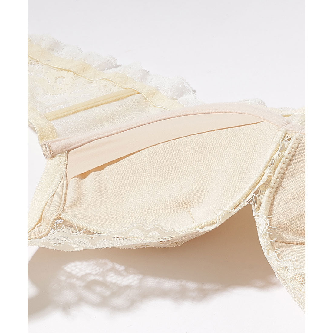 レースレディース Lace Ladies 【2点セット】配色 レース 3/4 ブラ&ショーツ セット【返品不可商品】 (ピンク) ピンク