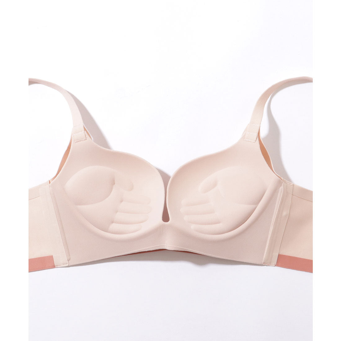 レースレディース Lace Ladies 【2点セット】ソリッドカー フロント クロス ブラ&ショーツ【返品不可商品】 (ピンク) ピンク