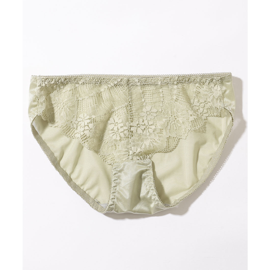 レースレディース Lace Ladies 【2点セット】センター カットアウト レース ブラジャー&ショーツ【返品不可商品】 (グリーン) グリーン