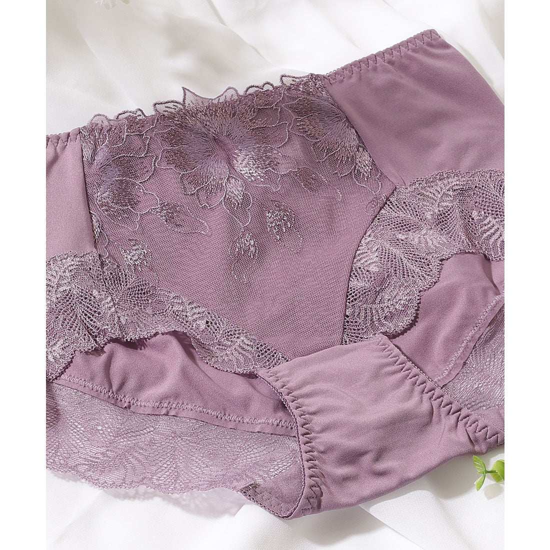 レースレディース Lace Ladies 【5枚セット】ボタニカル刺繍レースドッキングショーツ【返品不可商品】 (5枚セット) 5枚セット