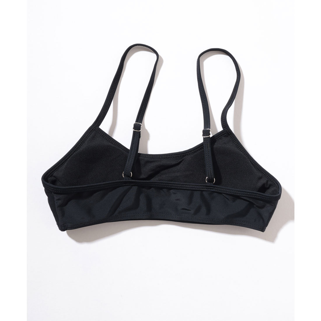 レースレディース Lace Ladies 【3点セット】ラッシュガード付き サイドシャーリング ビキニ 水着 (ブラック) ブラック