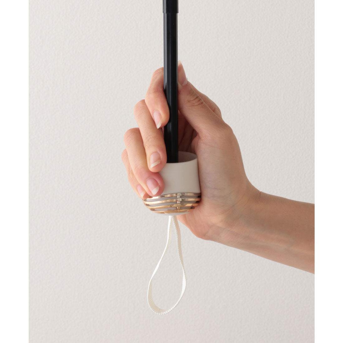 レースレディース Lace Ladies 晴雨兼用 レース レイヤード 遮光 折りたたみ傘 (グレー) グレー