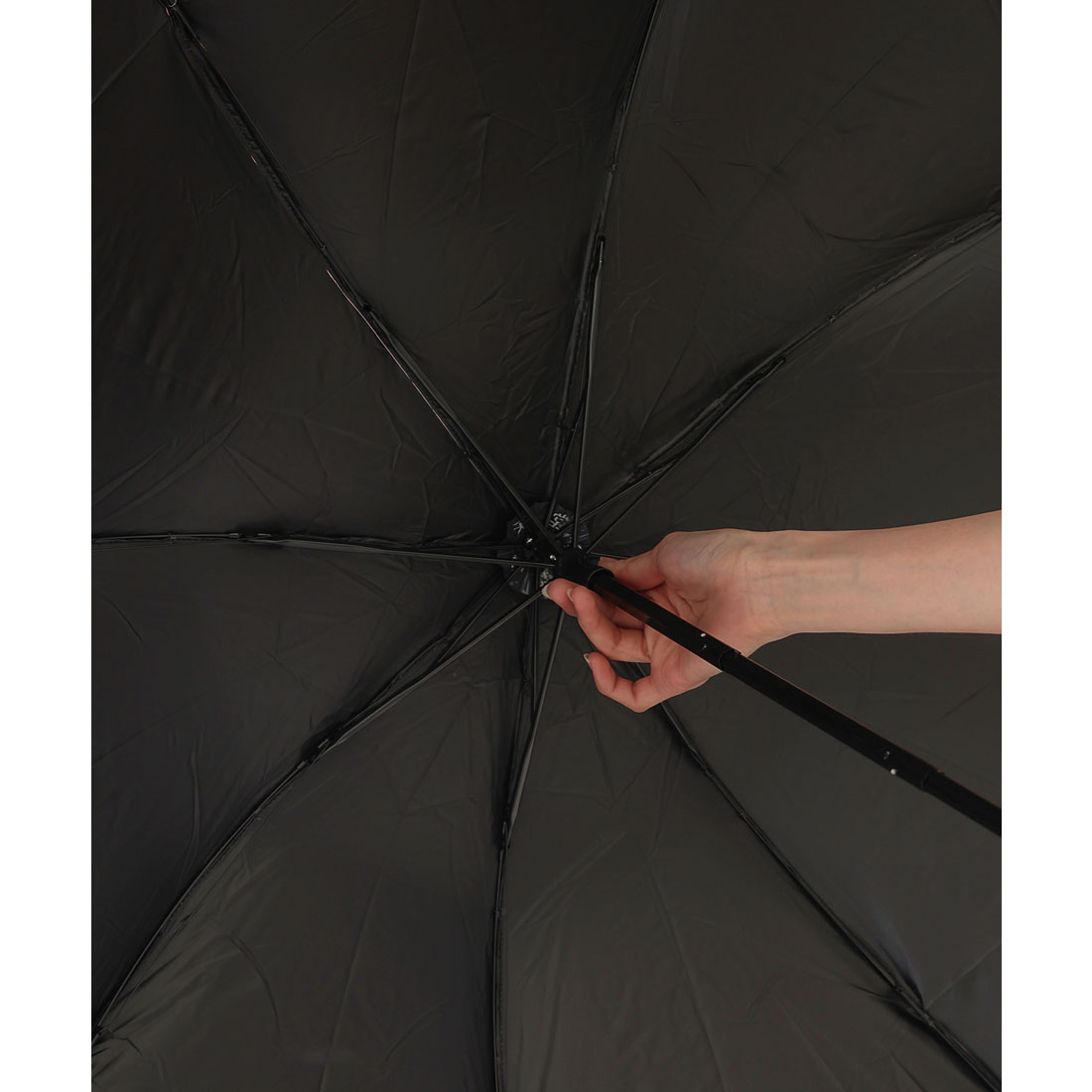 レースレディース Lace Ladies 晴雨兼用 配色 フラワー コンパクト 折りたたみ傘 (パープル) パープル