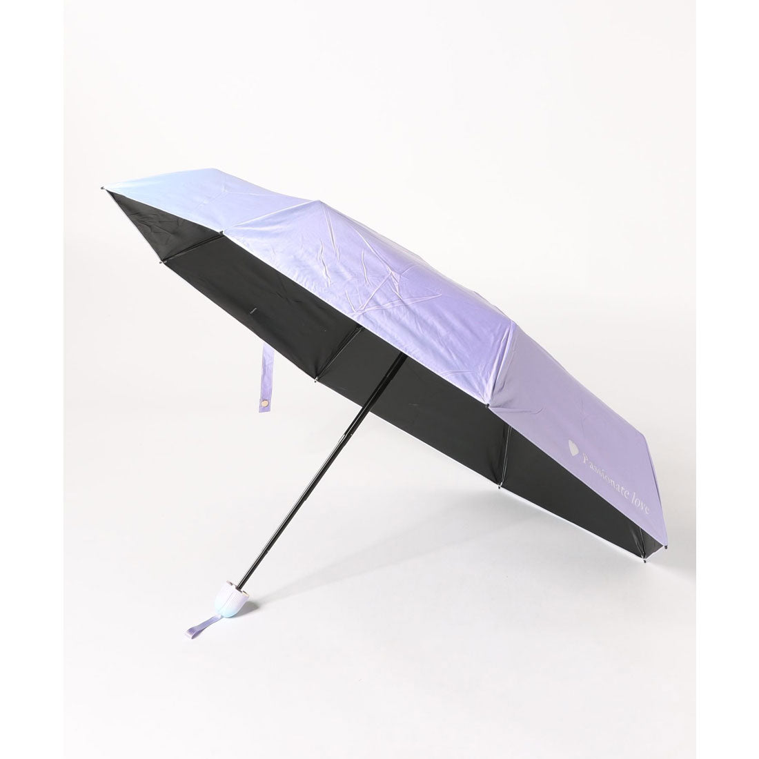 レースレディース Lace Ladies 晴雨兼用 カラー グラデーション コンパクト 折りたたみ傘 (ミント) ミント