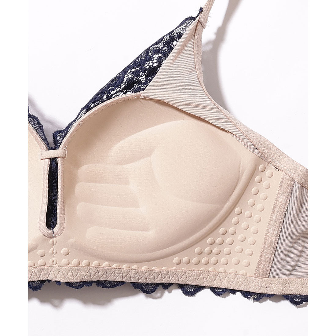 レースレディース Lace Ladies ロマンチック レース リボン ブラジャー&ショーツ セット【返品不可商品】 (ホワイト) ホワイト