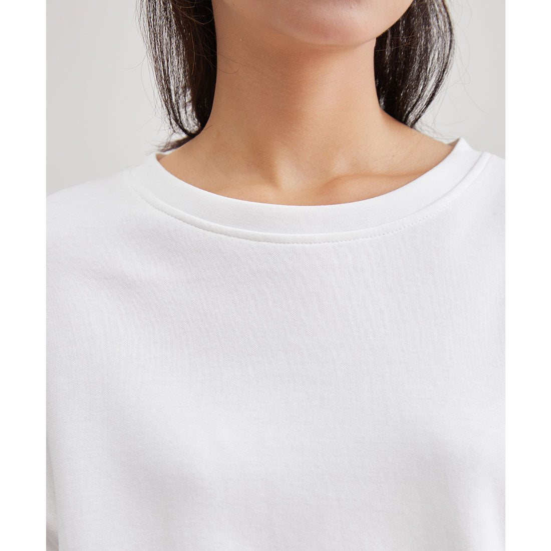 レースレディース Lace Ladies ソリッドカラー ラウンドヘム 長袖 フレア プルオーバー (ブラック) ブラック