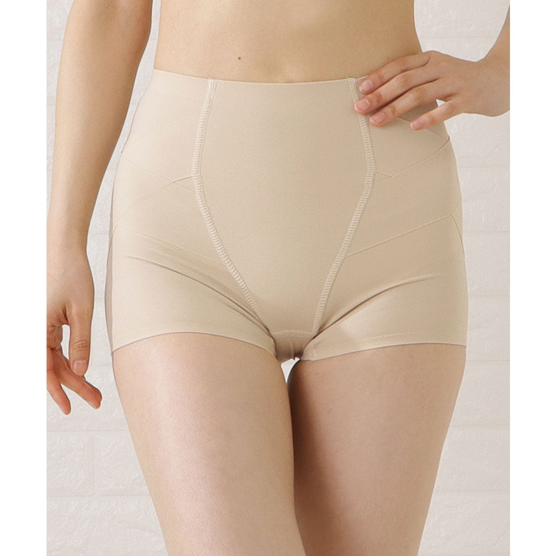 レースレディース Lace Ladies 補正下着 ヒップアップガードル【返品不可商品】 (ベージュ) ベージュ