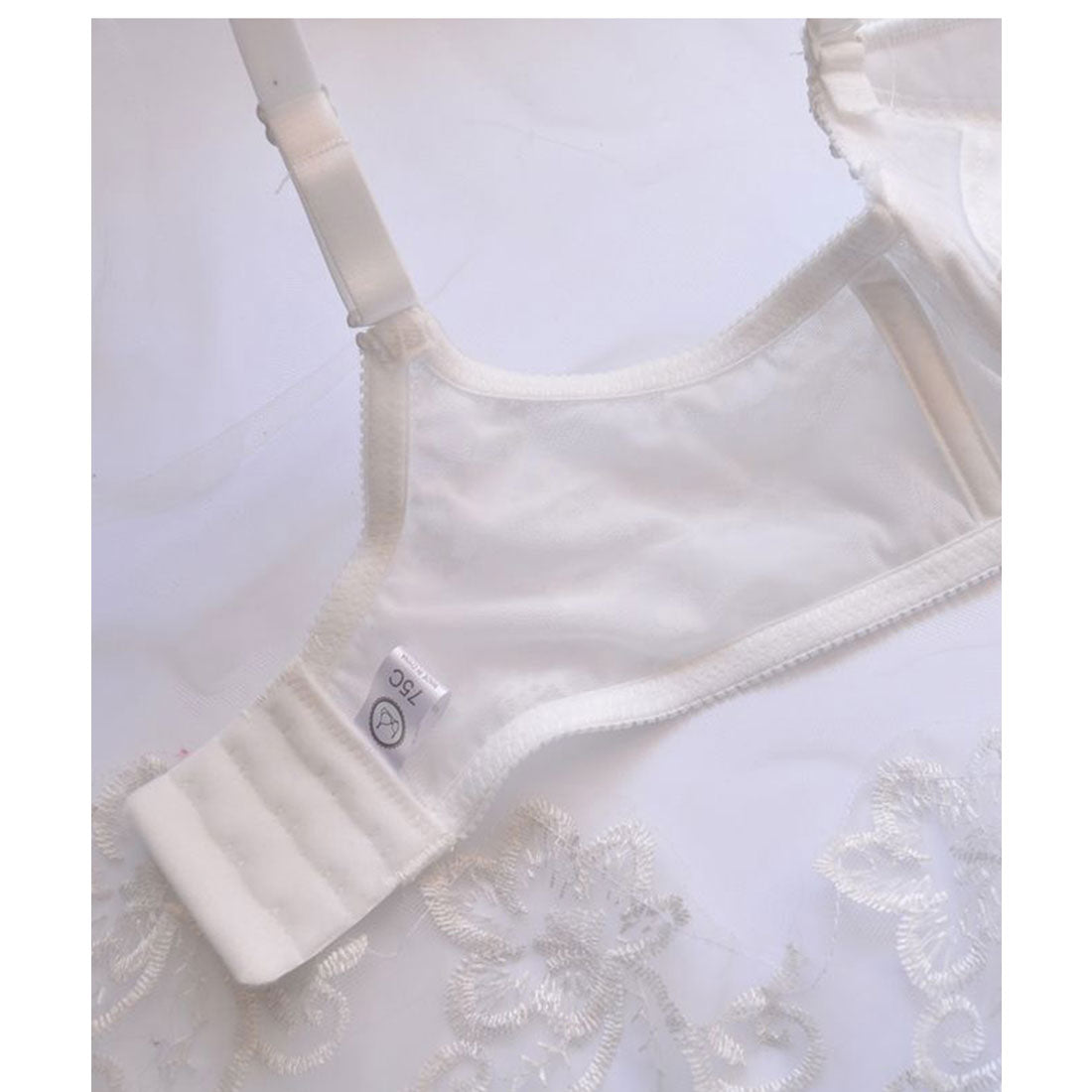 レースレディース Lace Ladies 谷間メイク レースブラ&ショーツ 2点セット【返品不可商品】