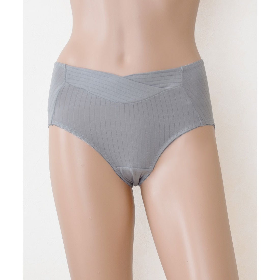 レースレディース Lace Ladies 幅広 コットン素材 サニタリーショーツ【返品不可商品】 (グレー) グレー