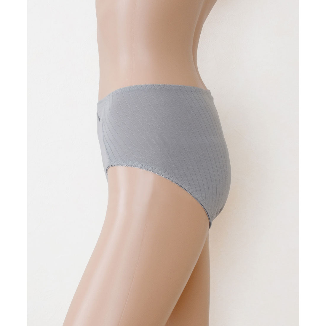 レースレディース Lace Ladies 幅広 コットン素材 サニタリーショーツ【返品不可商品】 (グレー) グレー