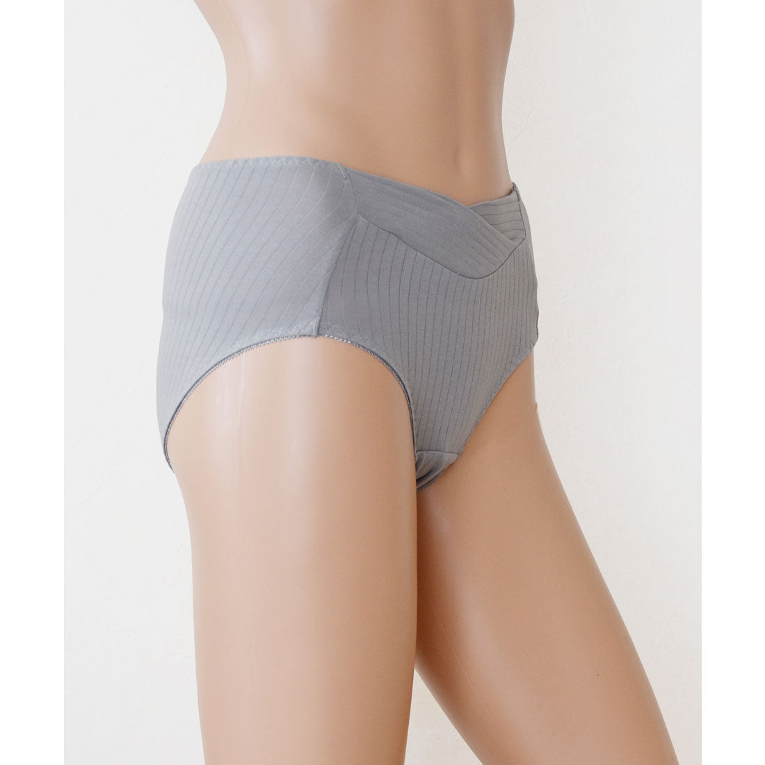 レースレディース Lace Ladies 幅広 コットン素材 サニタリーショーツ【返品不可商品】 (グレー) グレー