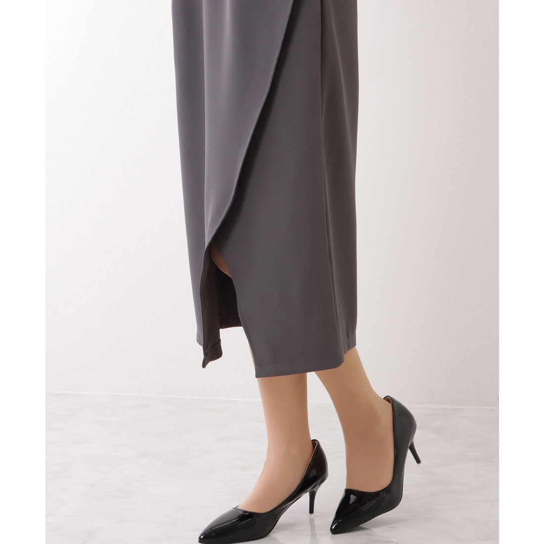 レースレディース Lace Ladies レース ドッキング フェイクレイヤード ビスチェ ワンピース