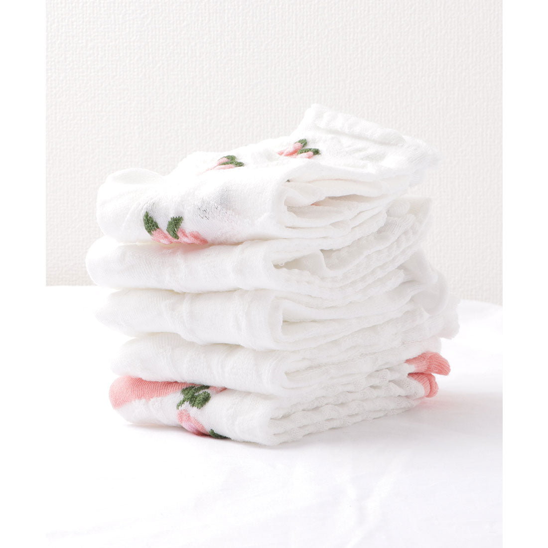 レースレディース Lace Ladies 【5足セット】ガーリーモチーフバラエティクルーソックス