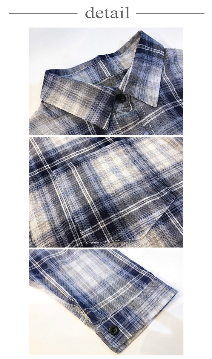 リリーオブバリー Lily of Valley ドロップショルダー チェック シャツ きれいめ ブラウス カジュアル 長袖 襟付き ロング