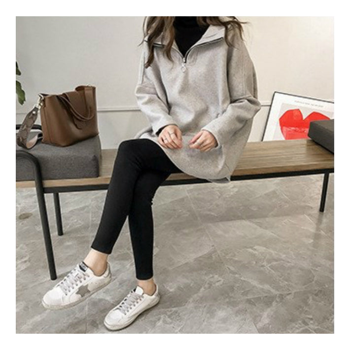 Lily of Valley Lily of Valley Boyfriend Pullover Hoodie Women's Tops Long Sleeve Volume Sleeves Fleece Autumn Winter