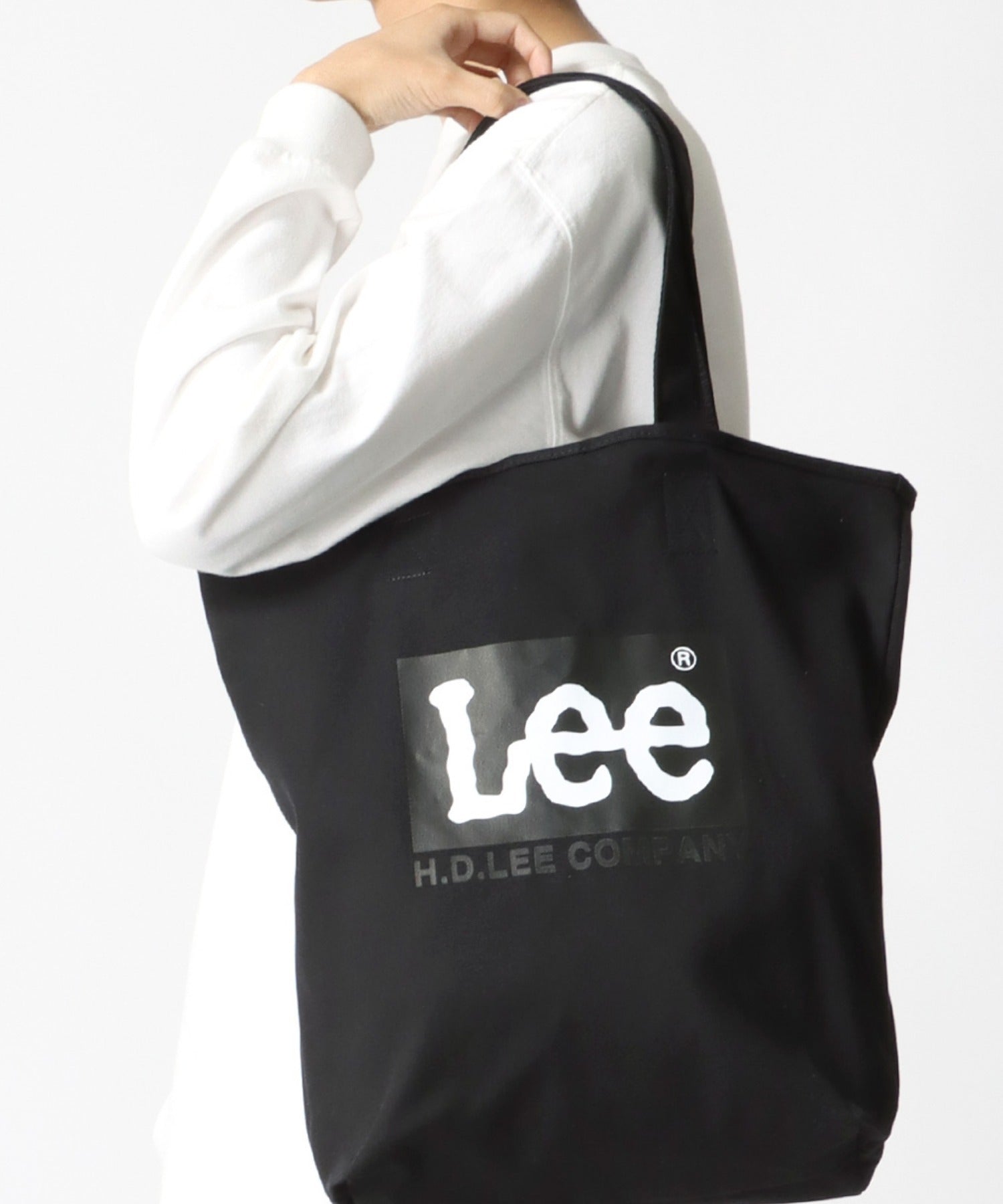 李/リー 帆布 大標誌 托特包/休閒包 男士 女士 休閒 托特 出遊 鞄 かばん カバン