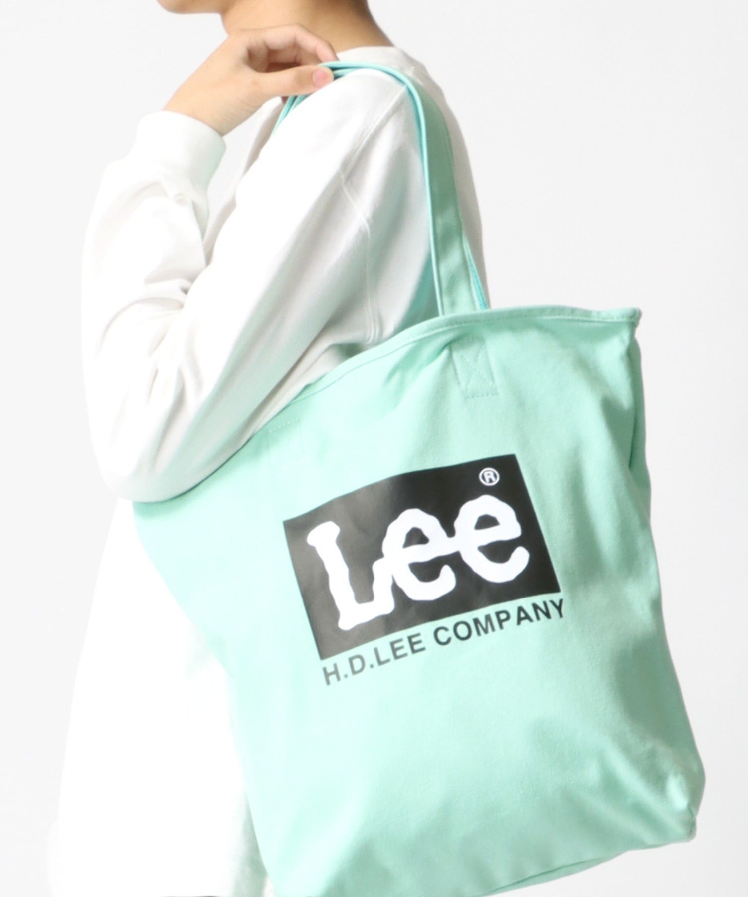 李/リー 帆布 大標誌 托特包/休閒包 男士 女士 休閒 托特 出遊 鞄 かばん カバン