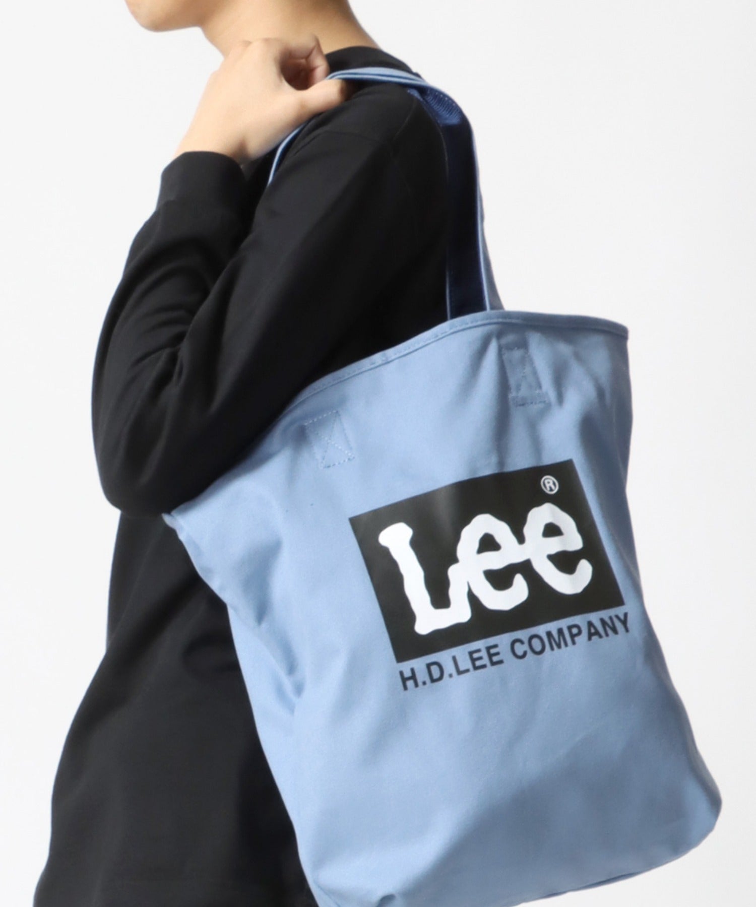 李/リー 帆布 大標誌 托特包/休閒包 男士 女士 休閒 托特 出遊 鞄 かばん カバン