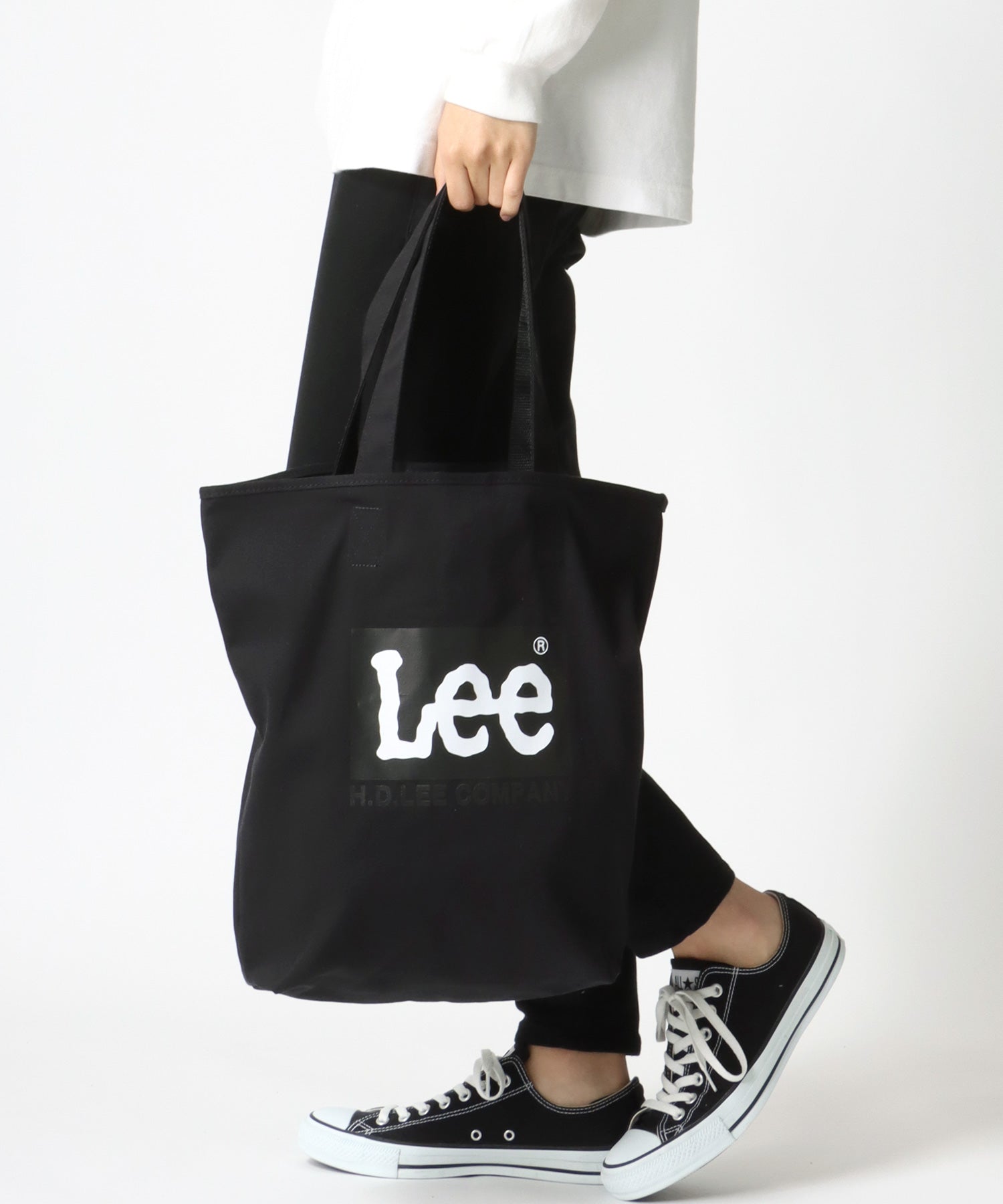 李/リー 帆布 大標誌 托特包/休閒包 男士 女士 休閒 托特 出遊 鞄 かばん カバン