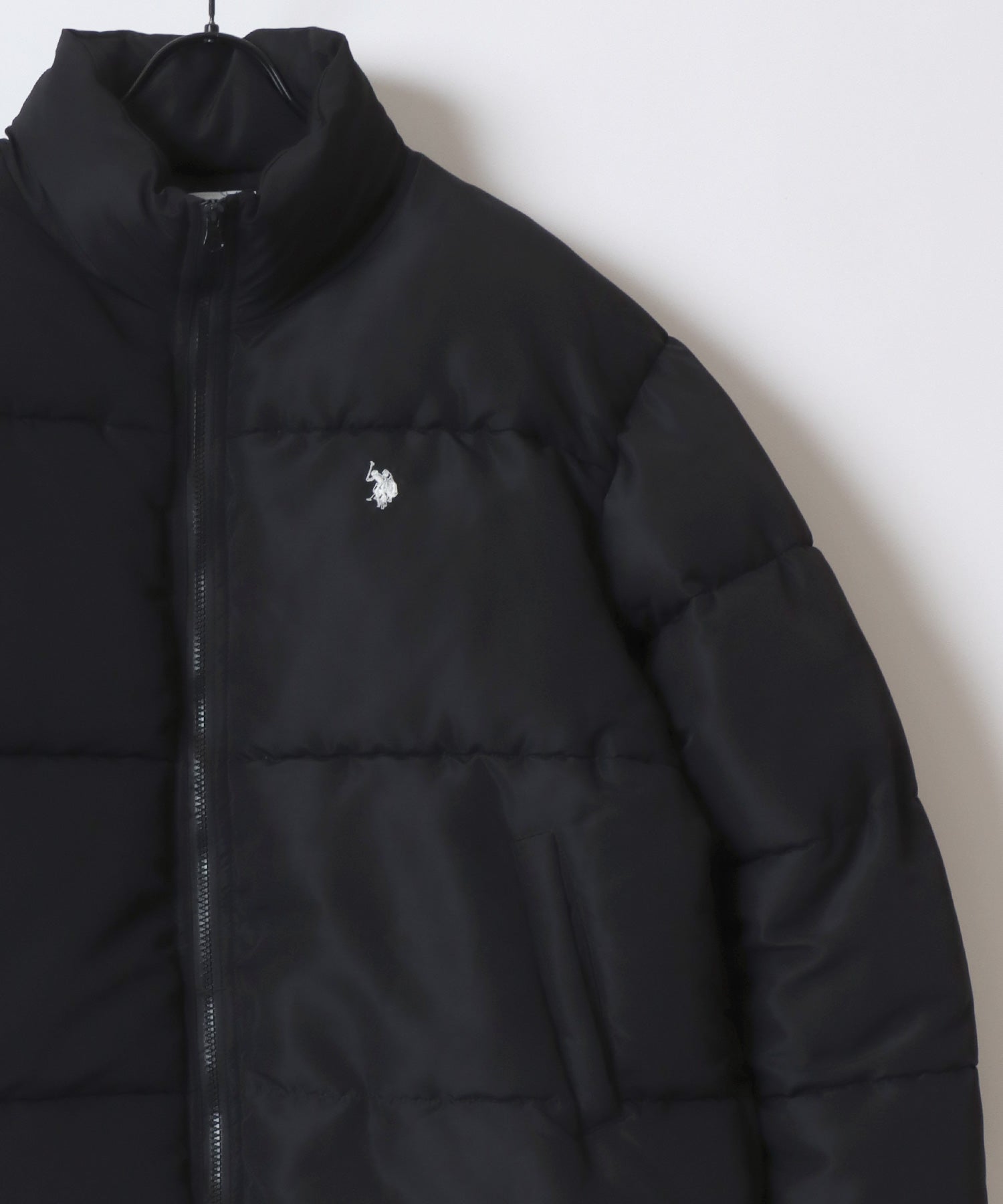 ラザル Lazar U.S.POLO ASSN./USPA ユーエスポロアッスン Padded Jacket/オーバーサイズ 中綿 ファイバーダウン パデッドジャケット/パファージャケット/レディース メンズ (アイボリー) アイボリー