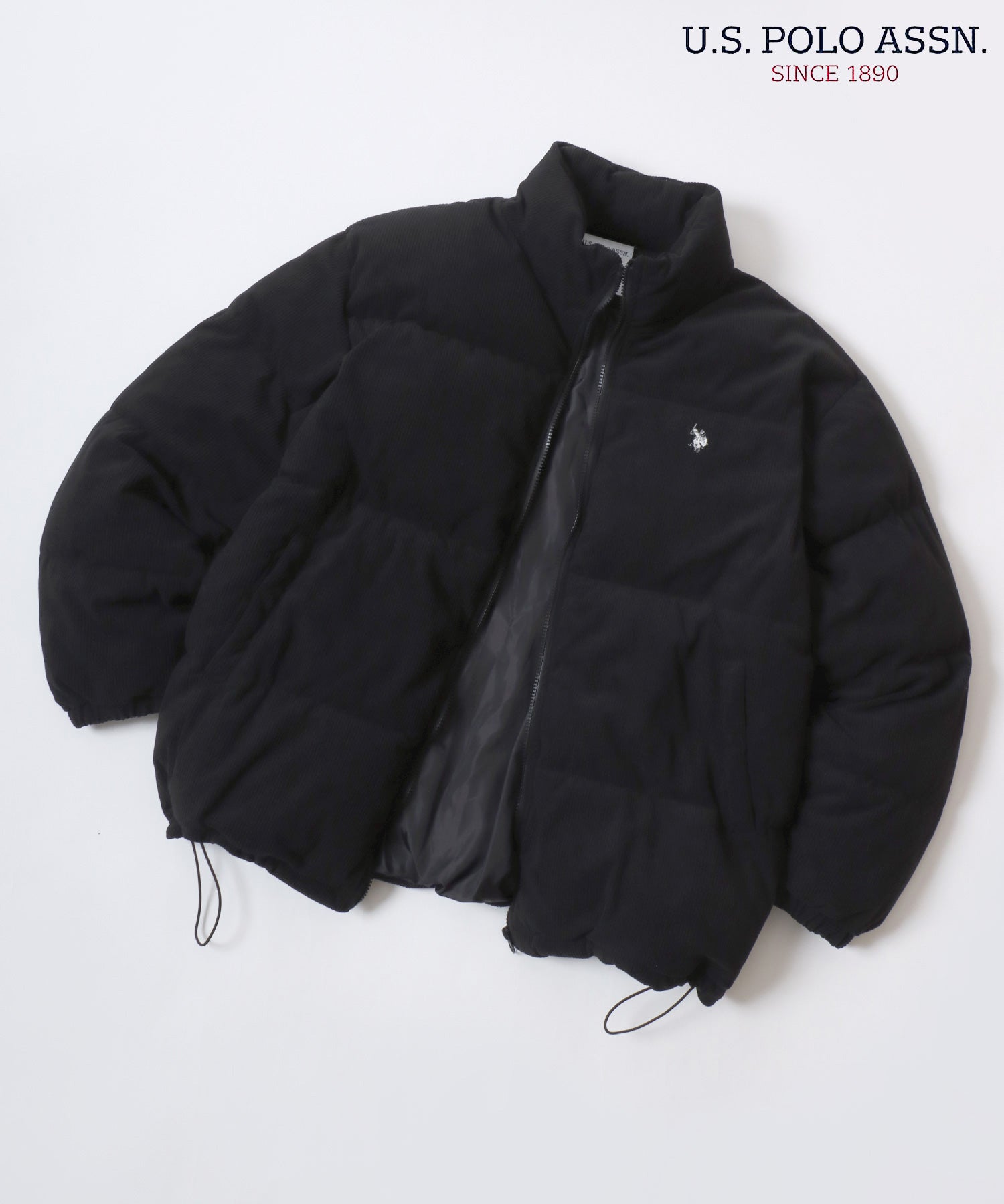 ラザル Lazar U.S.POLO ASSN./USPA ユーエスポロアッスン Padded Jacket/オーバーサイズ 中綿 ファイバーダウン パデッドジャケット/パファージャケット/レディース メンズ (ブラック系その他) ブラック系その他