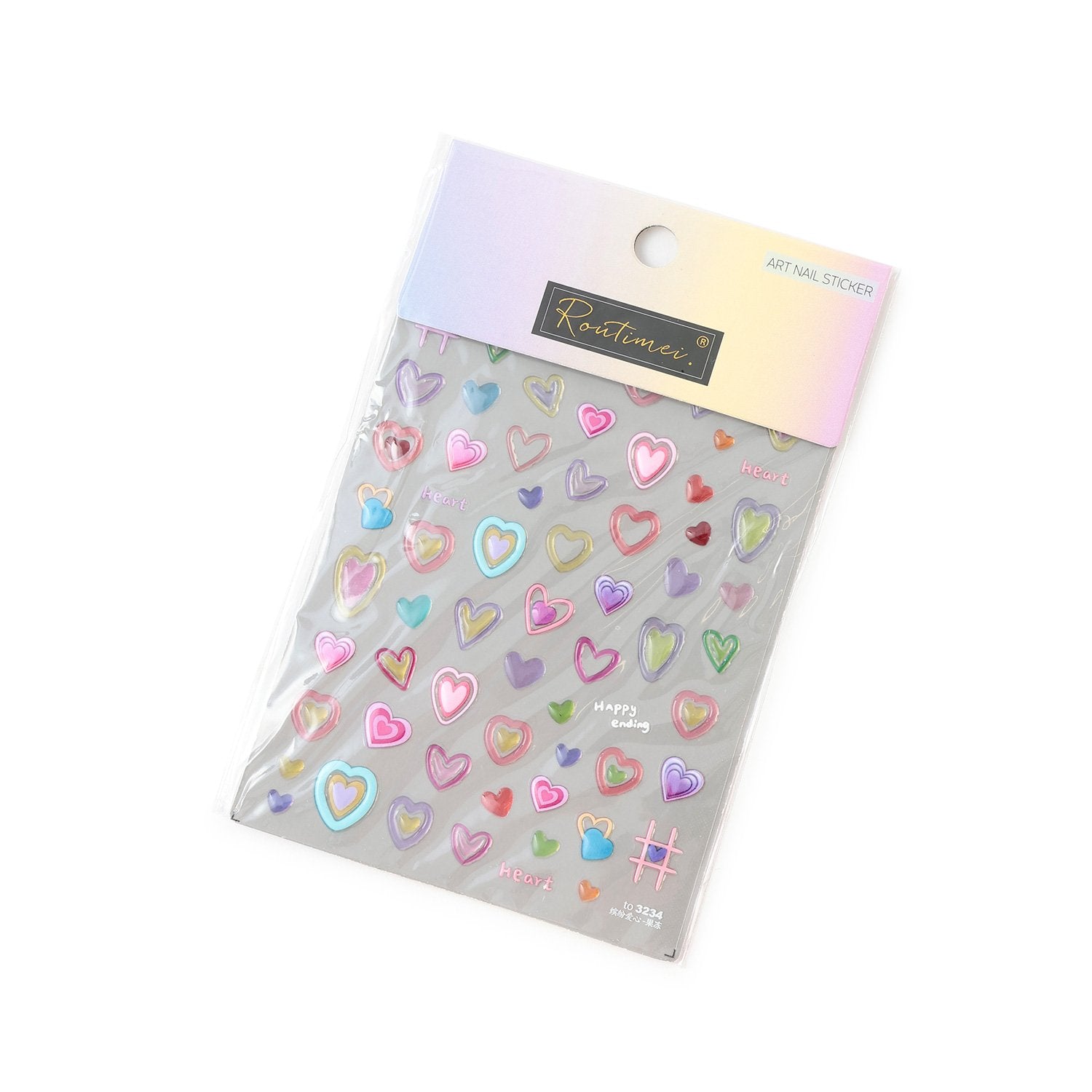 ラブトキシック Lovetoxic ぷっくりネイルシールパーツ【返品不可商品】 (オレンジ) オレンジ