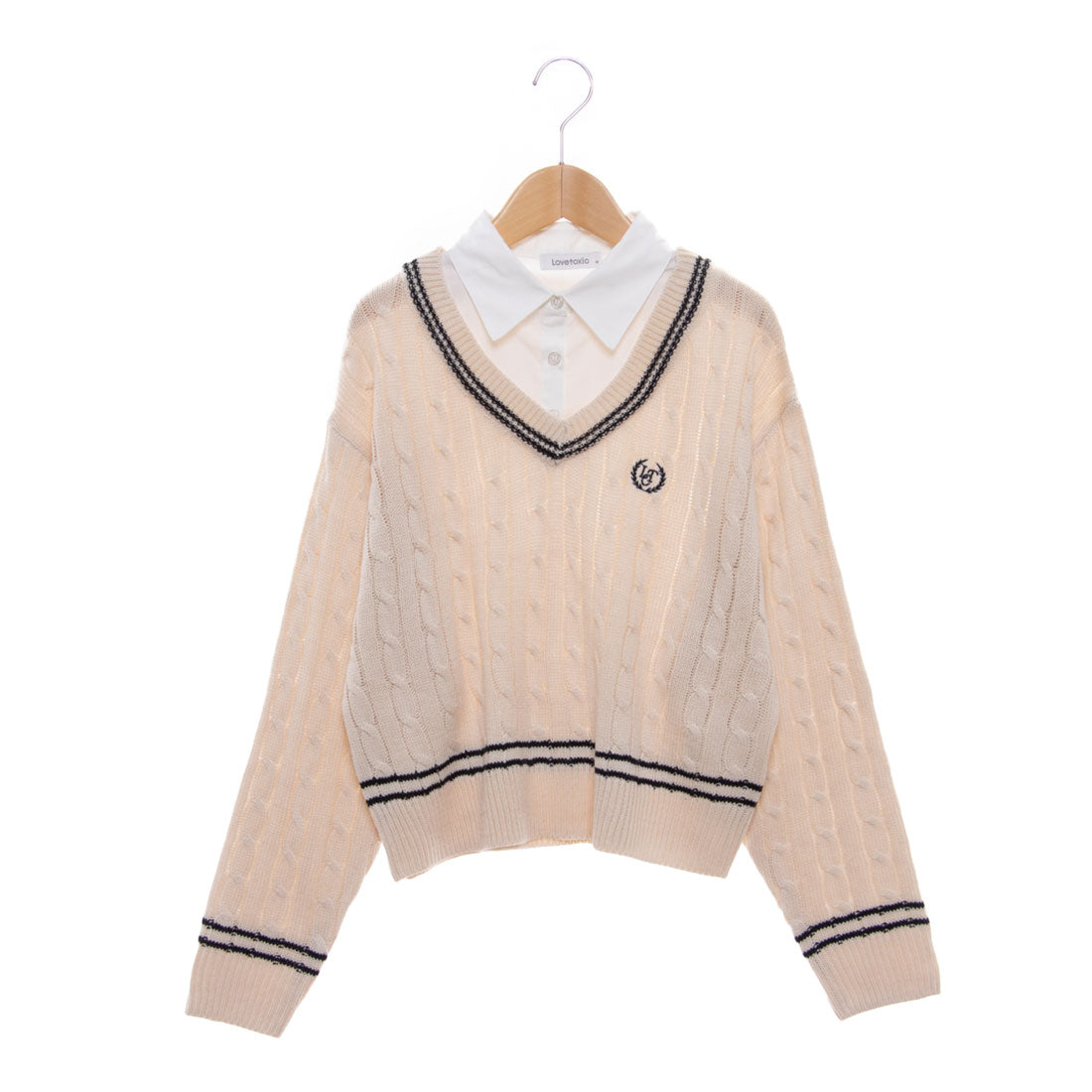 ラブトキシック Lovetoxic レイヤードチルデンニット