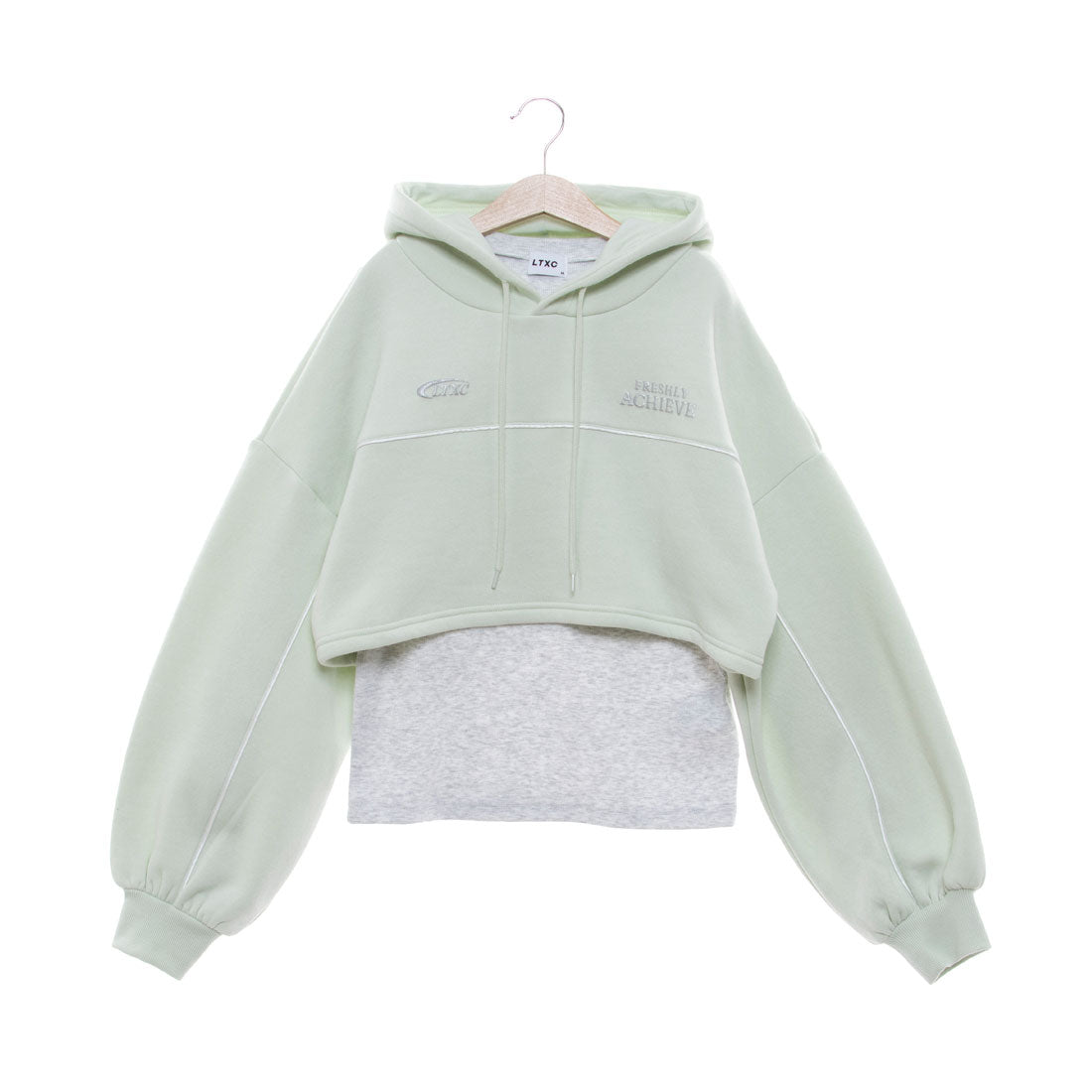 ラブトキシック Lovetoxic 【LTXC】裏起毛クロップドパーカインナーSET