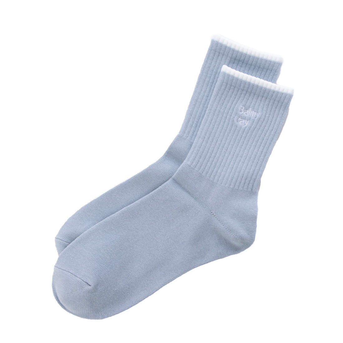 ラブトキシック Lovetoxic 刺しゅうリブクルーソックス