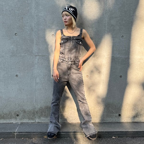 ラブトキシック Lovetoxic デニム2WAYオールインワン (クロ) クロ