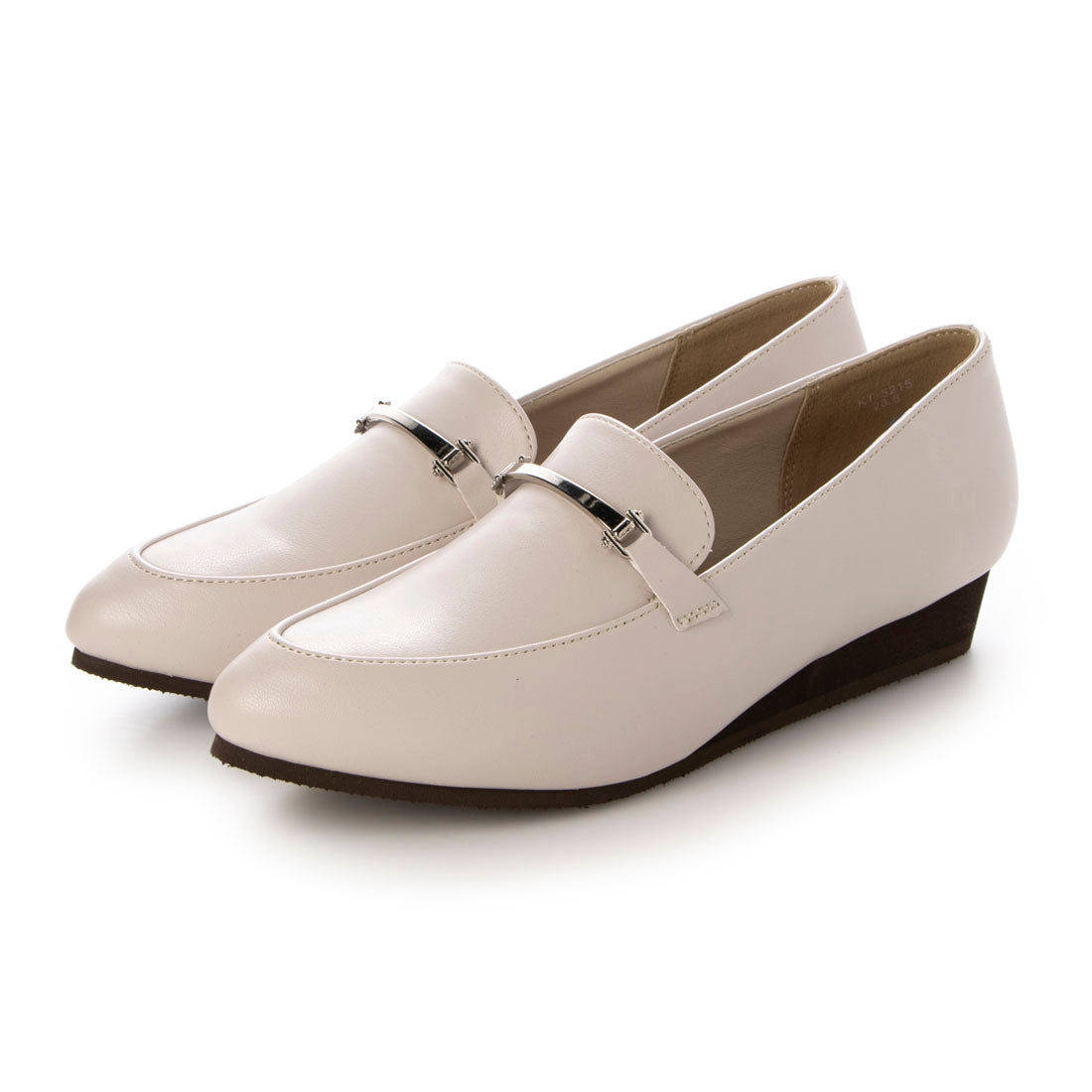 ル ソン Le son ポインテッドトゥビット付きローファーパンプス