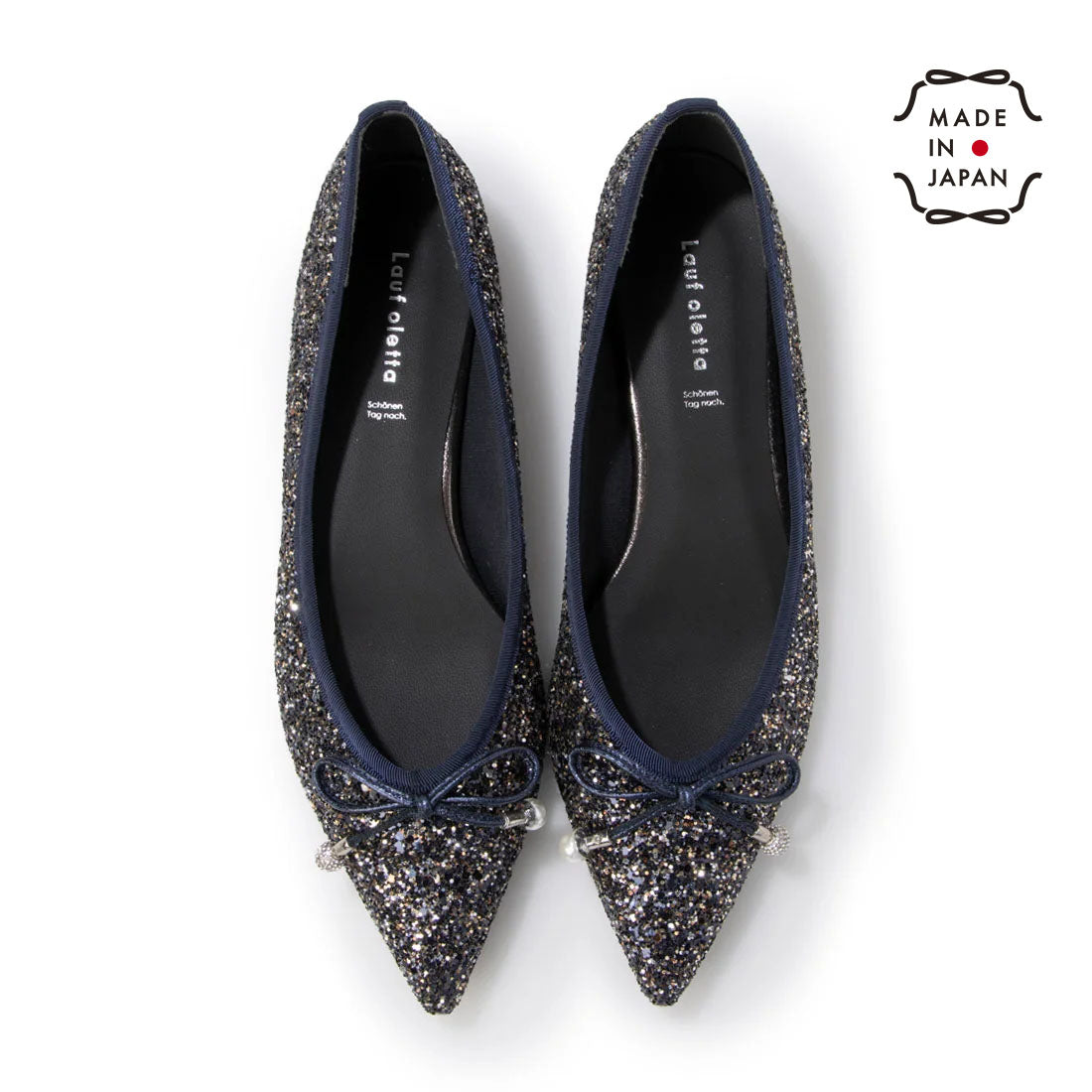 ラフオレッタ Lauf oletta パールモチーフバレエ (LH101) (NAVY-Z) NAVY-Z