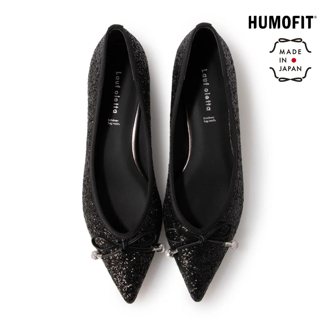 ラフオレッタ Lauf oletta パールモチーフバレエ (LH101) (BLACK-Z) BLACK-Z