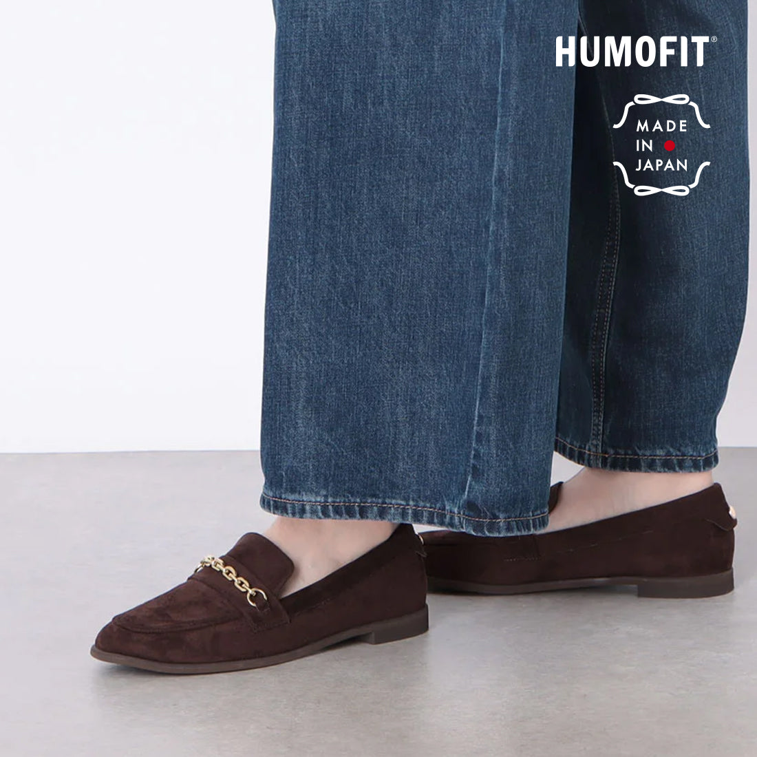 ラフオレッタ Lauf oletta 【レイン対応】ソフトチェーンローファー(LRH124) (BLACK) BLACK