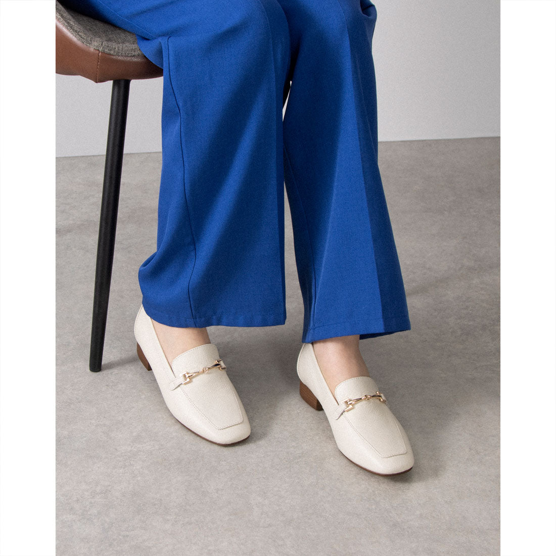 ルルカステップ LuLuca step スリムビットローファー