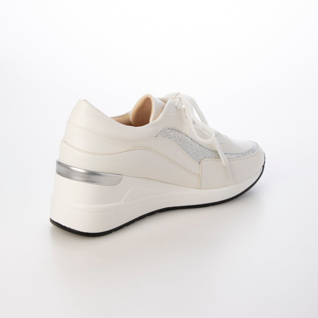 ライフ ビューティー Life beauty ウエッジソールカジュアルスニーカー (WH) WH