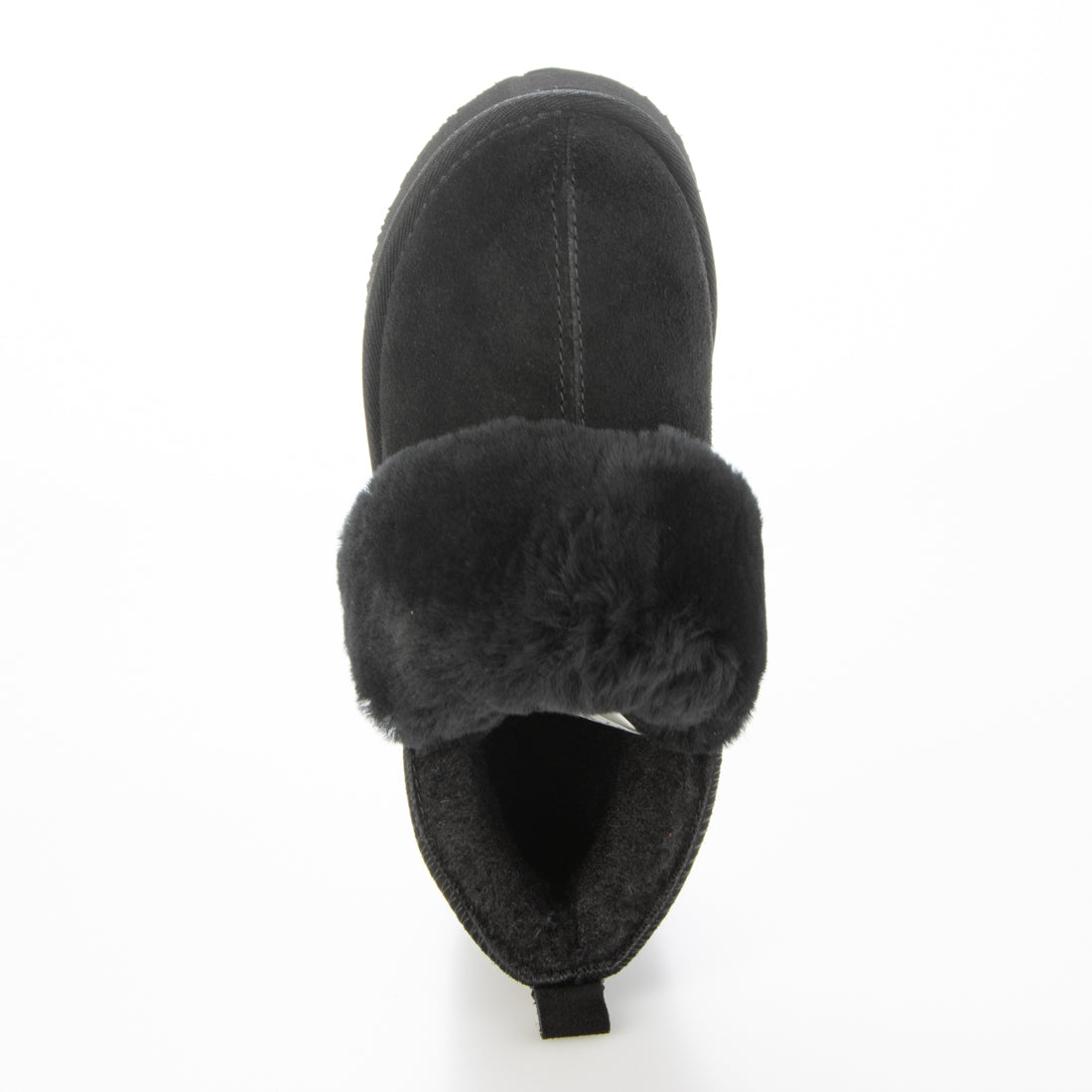 エルビーエヴァンズ L.B.Evans Mel 厚底ボアショートブーツ (Black) Black