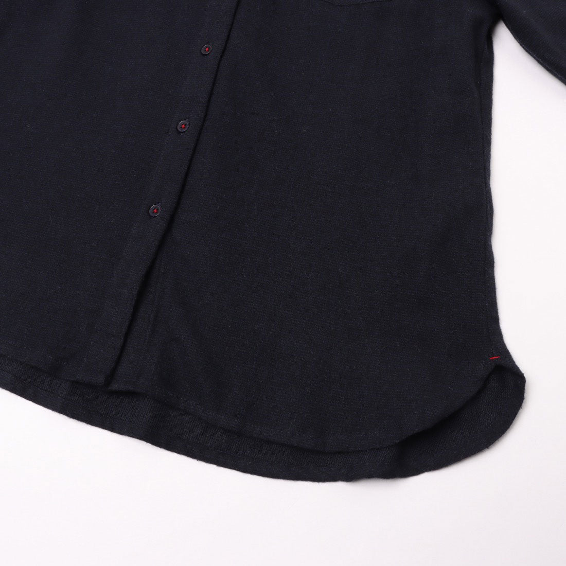 ラリベルテ Laliberte 丸襟シャツ (チャ系格子) チャ系格子