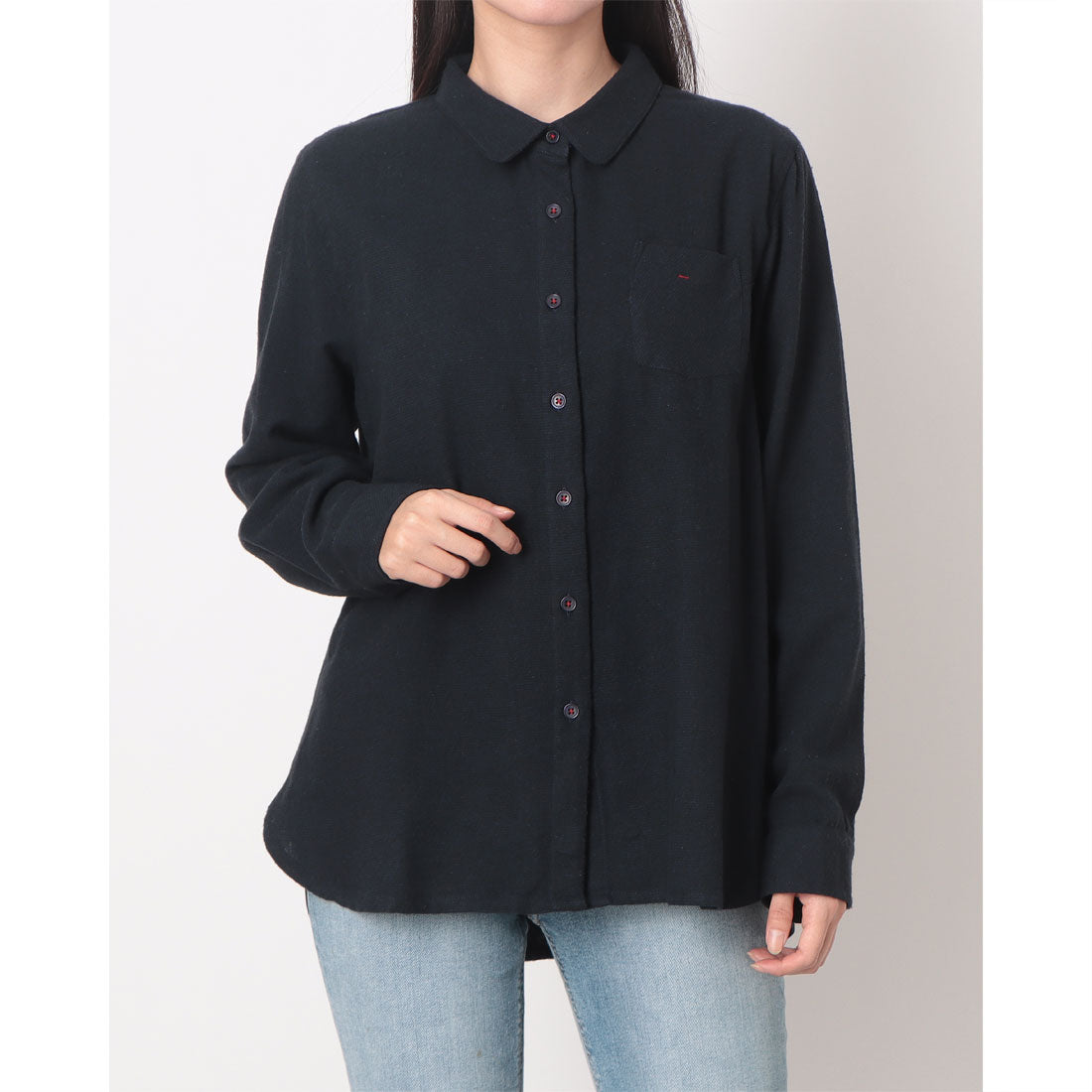 ラリベルテ Laliberte 丸襟シャツ (コン) コン