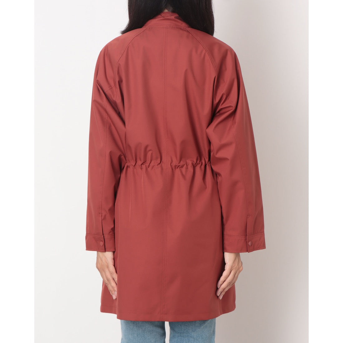 ラリベルテ Laliberte スタンドカラー裏付コート (レンガ) レンガ