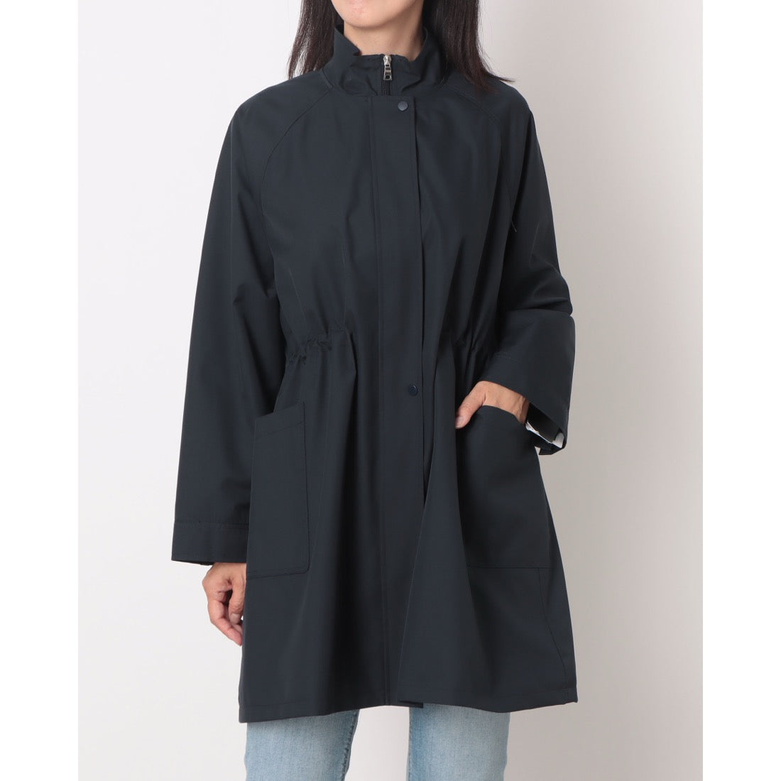 ラリベルテ Laliberte スタンドカラー裏付コート (コン) コン