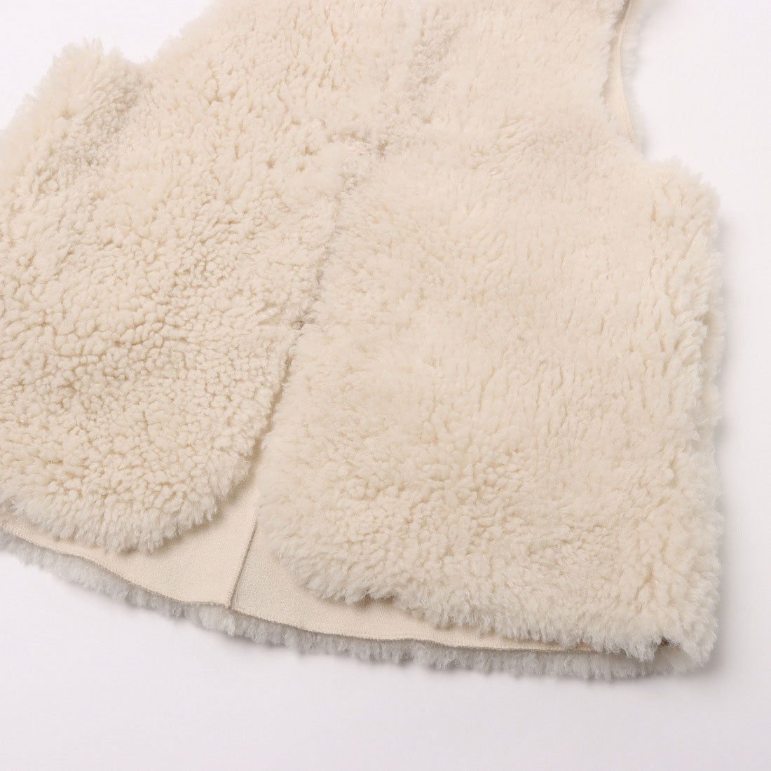 ラリベルテ Laliberte リバーシブルファーベスト (グレー) グレー