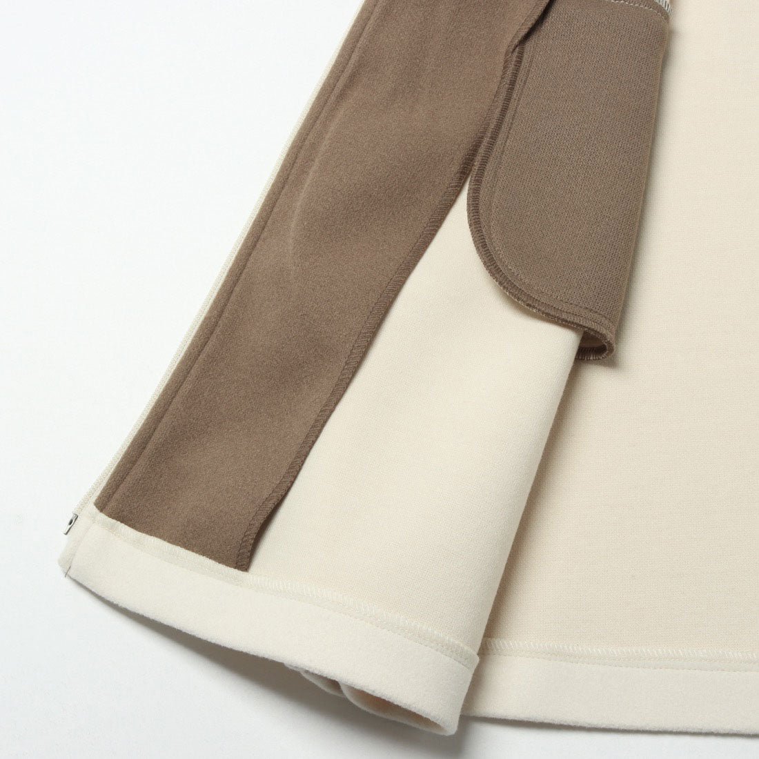 ラリベルテ Laliberte ノーカラーコート (グレー) グレー